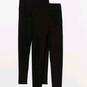 H&m two pack maternity leggings